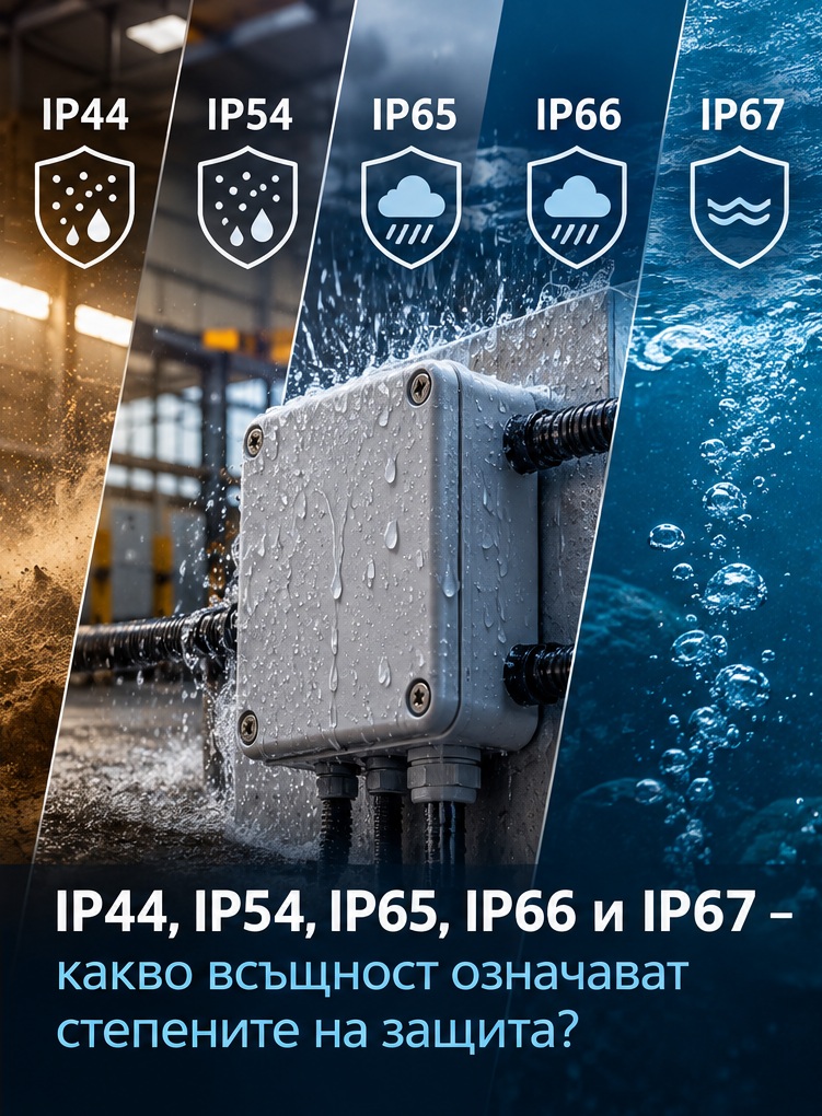IP44, IP54, IP65, IP66 и IP67 – какво всъщност означават степените на защита?